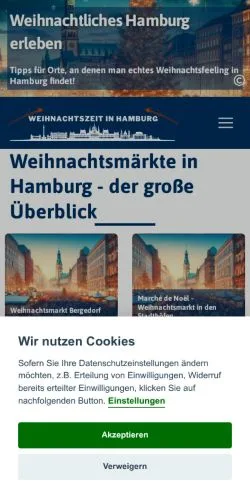 Anteprima del sito Weihnachten In Hamburg, media di Germania per articoli sponsorizzati