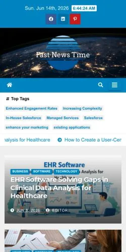 スポンサード記事向けのアメリカ合衆国メディア、Fast News Time!のサイトプレビュー
