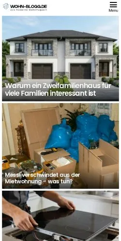 Podgląd witryny Moderne Wohnmagazin, medium z kraju Niemcy do artykułów sponsorowanych