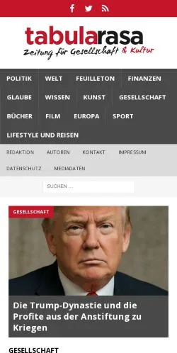 Anteprima del sito Tabula Rasa, media di Germania per articoli sponsorizzati