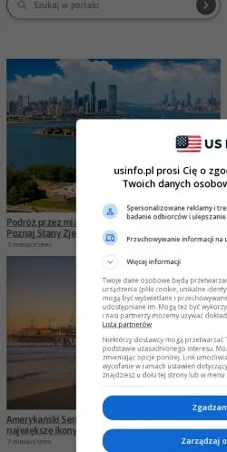 Podgląd witryny usinfo, medium z kraju Polska do artykułów sponsorowanych