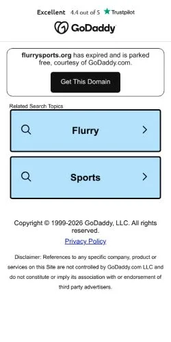 Anteprima del sito FlurrySports, media di Stati Uniti per articoli sponsorizzati