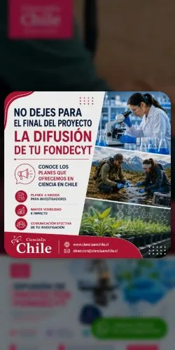 Anteprima del sito Ciencia en Chile, media di Spagna per articoli sponsorizzati