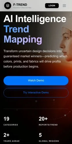 Aperçu du site F-Trend, média de États-Unis pour articles sponsorisés