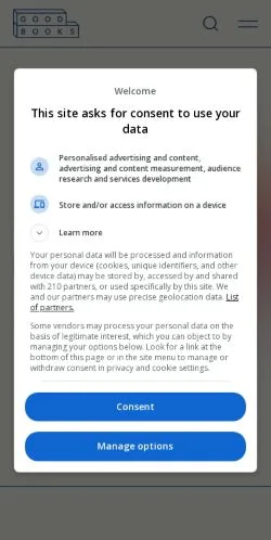 Anteprima del sito Good Books, media di India per articoli sponsorizzati