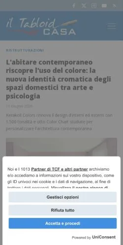 Anteprima del sito Il Tabloid Casa, media di Italia per articoli sponsorizzati