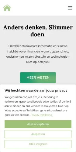 Podgląd witryny Headlines, medium z kraju Holandia do artykułów sponsorowanych