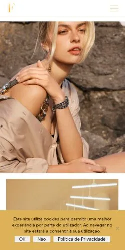Anteprima del sito Fluxury Magazine, media di Portogallo per articoli sponsorizzati