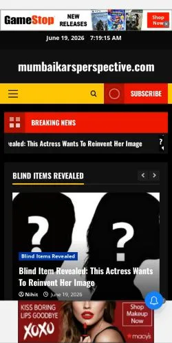 Anteprima del sito mumbaikarsperspective.com -, media di Stati Uniti per articoli sponsorizzati