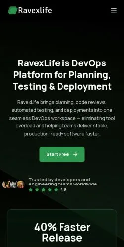 Anteprima del sito RavexLife, media di Stati Uniti per articoli sponsorizzati