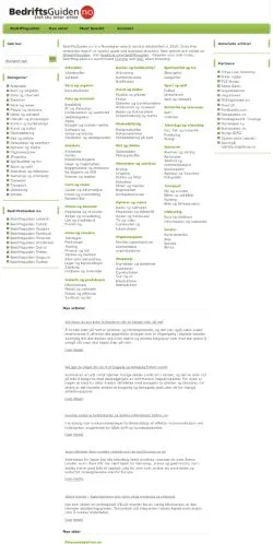 Anteprima del sito BedriftsGuiden.no, media di Norvegia per articoli sponsorizzati