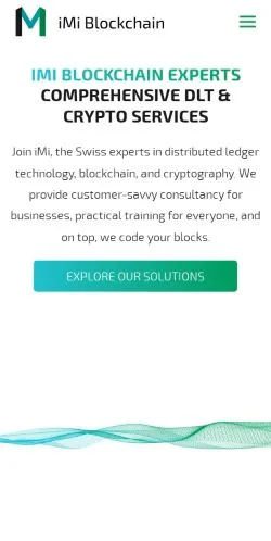 Vorschau der Website iMi Blockchain Experts, Medium aus Vereinigte Staaten für gesponserte Artikel