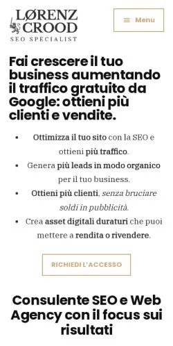 Aperçu du site Lorenzcrood, média de Italie pour articles sponsorisés