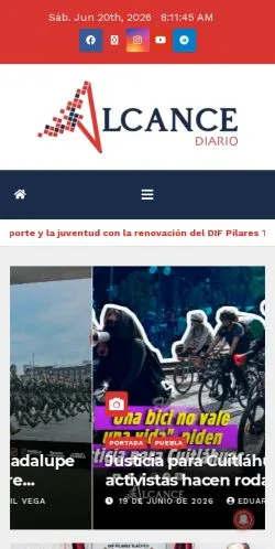 Anteprima del sito Alcance Diario @AlcanceDiario, media di Messico per articoli sponsorizzati