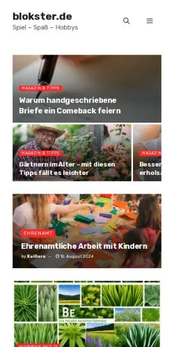 Vorschau der Website Blokster, Medium aus Deutschland für gesponserte Artikel