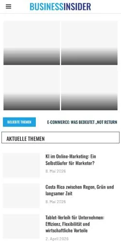 스폰서 기사용 독일 매체 Digitaltrends-Mag 사이트 미리보기