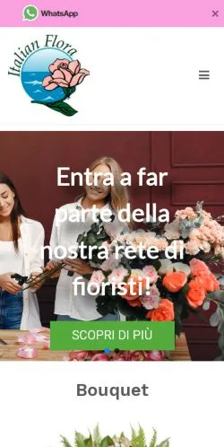 Anteprima del sito Fiorista Online, media di Italia per articoli sponsorizzati