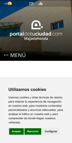 Anteprima del sito Majadahonda Portal, media di Spagna per articoli sponsorizzati