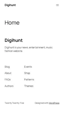 Anteprima del sito Digihunt, media di India per articoli sponsorizzati