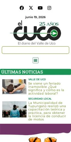Vista previa del sitio El Cuco Digital, medio de Estados Unidos para artículos patrocinados