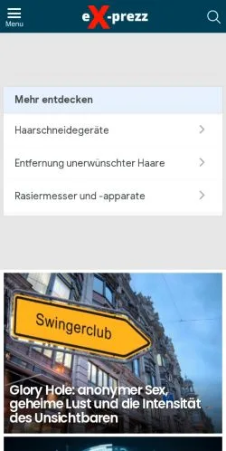 Aperçu du site ExPrezz -, média de Allemagne pour articles sponsorisés