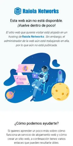 Anteprima del sito Página alojada en Raiola Networks, media di Spagna per articoli sponsorizzati