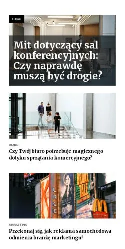 Sponsorlu makaleler için Polonya medyası kupujplusa.pl sitesinin önizlemesi