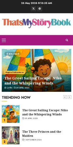 Anteprima del sito ThatsMyStorybook.com -, media di Regno Unito per articoli sponsorizzati