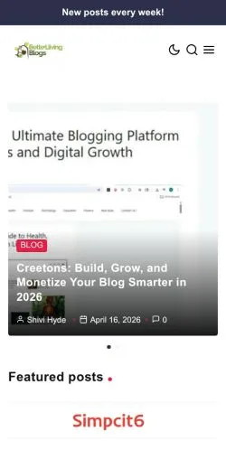 スポンサード記事向けのアメリカ合衆国メディア、betterlivingblogs -のサイトプレビュー