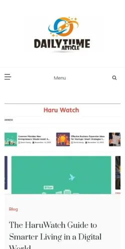 Forhåndsvisning af Daily Time Article -, medie fra USA til sponsorerede artikler
