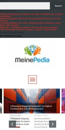 스폰서 기사용 미국 매체 Meine Pedia 사이트 미리보기