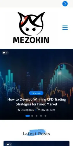 スポンサード記事向けのアメリカ合衆国メディア、Mezo Kin -のサイトプレビュー