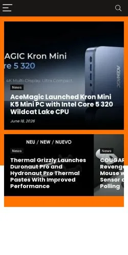 Vista previa del sitio XiaomiToday, medio de Estados Unidos para artículos patrocinados