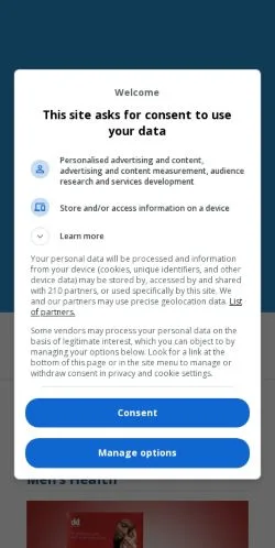 Anteprima del sito Public Health, media di Stati Uniti per articoli sponsorizzati