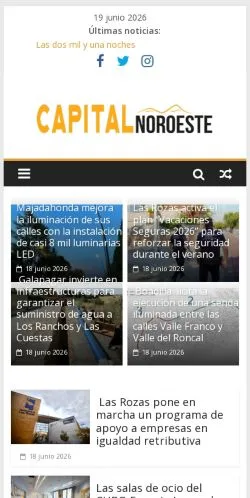 Anteprima del sito Capital Noroeste, media di Spagna per articoli sponsorizzati