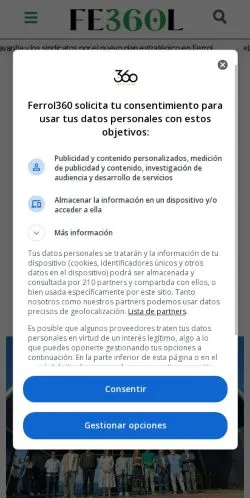 Anteprima del sito Ferrol 360, media di Spagna per articoli sponsorizzati