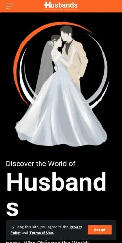 스폰서 기사용 미국 매체 Husband Infoz 사이트 미리보기