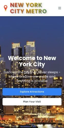 Podgląd witryny New York City Metro, medium z kraju Stany Zjednoczone do artykułów sponsorowanych
