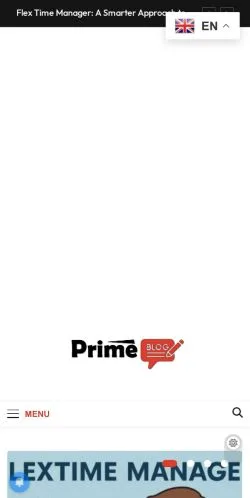 스폰서 기사용 영국 매체 primeblog.co.uk - 사이트 미리보기