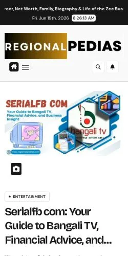 Anteprima del sito Regionalpedias, media di Stati Uniti per articoli sponsorizzati