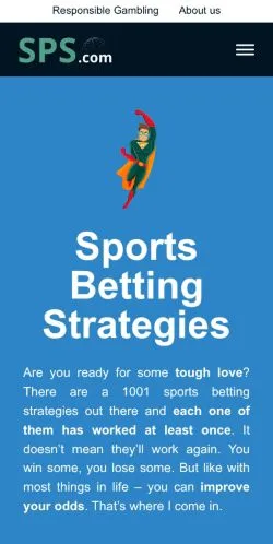 Anteprima del sito Sports Betting Strategies, media di Stati Uniti per articoli sponsorizzati