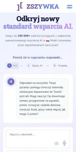 Anteprima del sito Zszywka AI, media di Polonia per articoli sponsorizzati