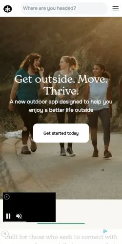 Forhåndsvisning av nettstedet The Outbound, medium fra USA for sponsede artikler