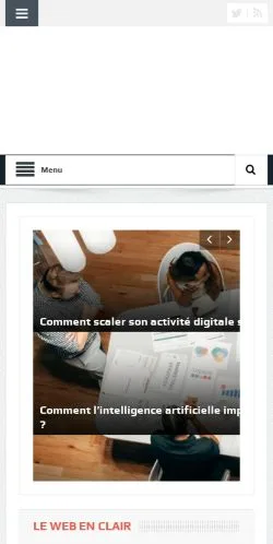 Podgląd witryny L'Atelier Web, medium z kraju Francja do artykułów sponsorowanych