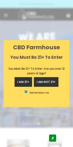 Vorschau der Website CBD Farmhouse, Medium aus Vereinigte Staaten für gesponserte Artikel
