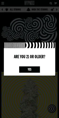スポンサード記事向けのアメリカ合衆国メディア、Hypno Seedsのサイトプレビュー