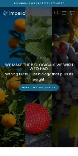 Preview of the Impello Biosciences website, a media outlet in United States for sponsored articles