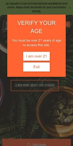 スポンサード記事向けのアメリカ合衆国メディア、Jar Coのサイトプレビュー