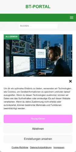 Anteprima del sito BT-Portal, media di Germania per articoli sponsorizzati