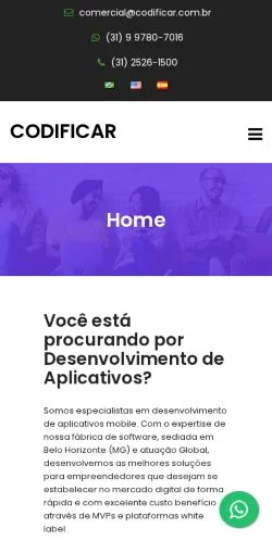 Forhåndsvisning af Codificar, medie fra Brasilien til sponsorerede artikler